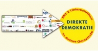Direkte Demokratie: Unterschriftensammlung erfolgreich