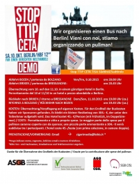 10.10.2015 - Gegen TTIP in Berlin