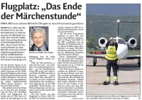 Flugplatz Bozen - H. Bergers Aussage und Reaktionen